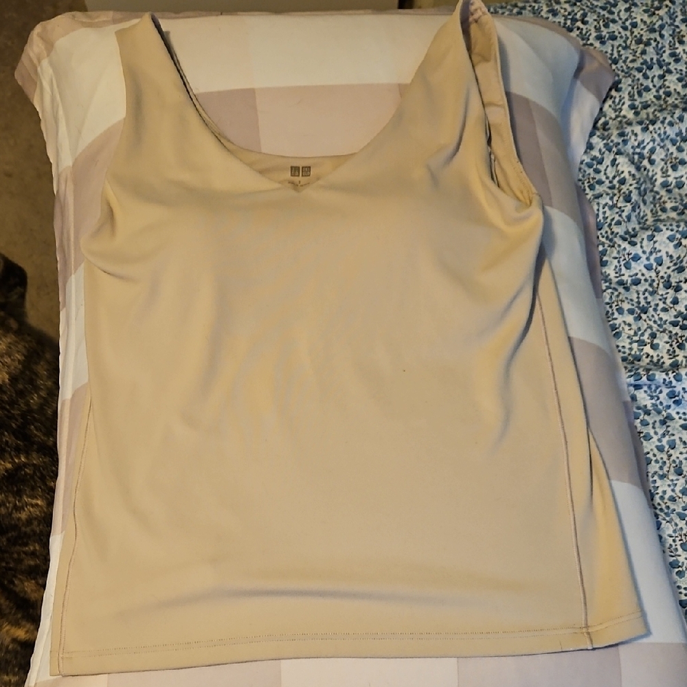 Women's Beige Tank Top